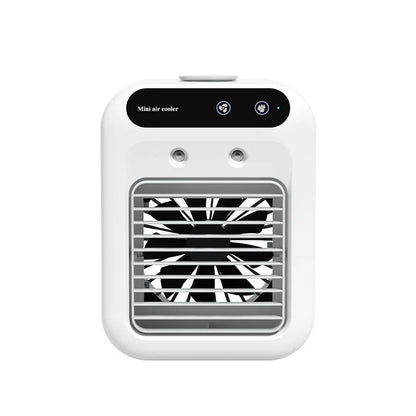 Spray Fan Home Multi-Functional Small Desktop Air Conditioner Fan Portable Mobile Humidifying Cooling Fan